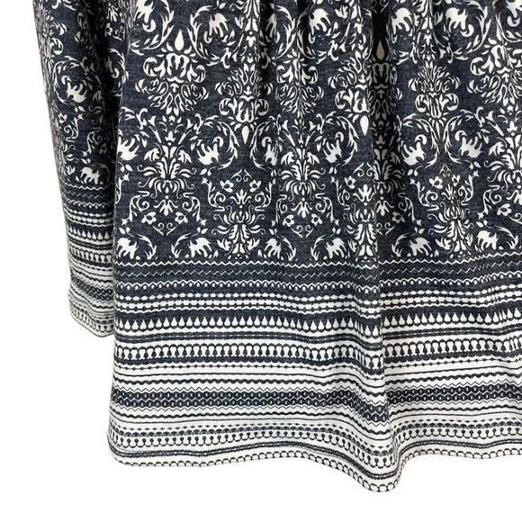 One September Anthropologie Womens Stretch Knit Navy Open Cardigan Sweater sz S - Picture 11 of 16